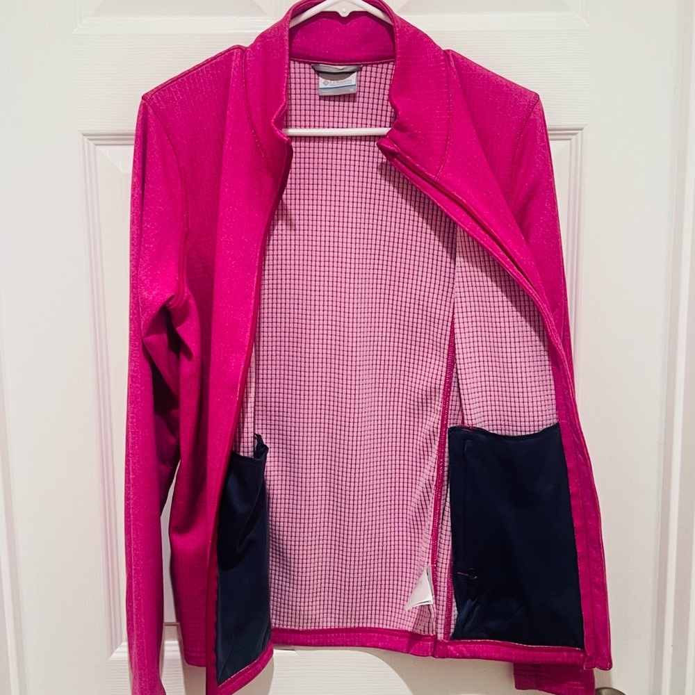 Columbia Fuchsia Zip-Up Jacket - Picture 4 of 6